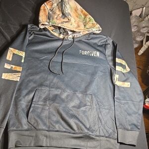 Unisex FORGIVEN Camouflage Hooded Sweatshirt